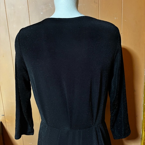Rachel Roy Black Sparkle Dress M - Picture 6 of 11